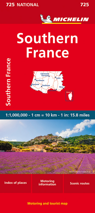 Southern France - Michelin National Map 725