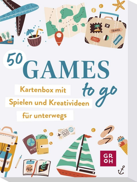 50 Games to go - Kartenbox mit vielen Spielen und Kreativideen f&uuml;r unterwegs - 