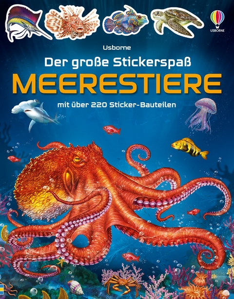Der gro&szlig;e Stickerspa&szlig;: Meerestiere - Simon Tudhope