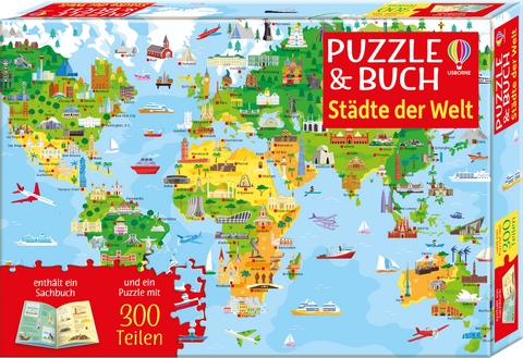 Puzzle & Buch: St&auml;dte der Welt - Sam Smith, Kirsteen Robson