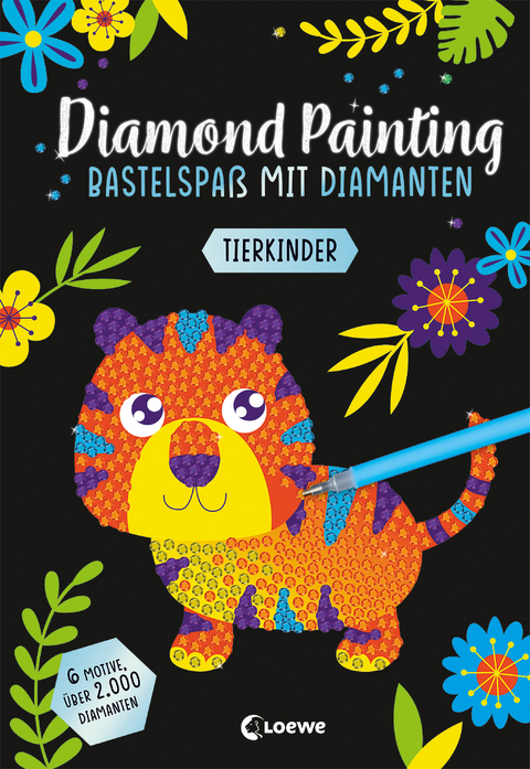 Diamond Painting - Bastelspa&szlig; mit Diamanten - Tierkinder