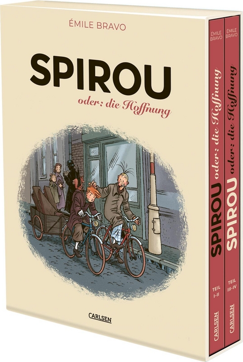 Spirou und Fantasio Spezial: Spirou oder: die Hoffnung 1-4 im Schuber - &Eacute;mile Bravo