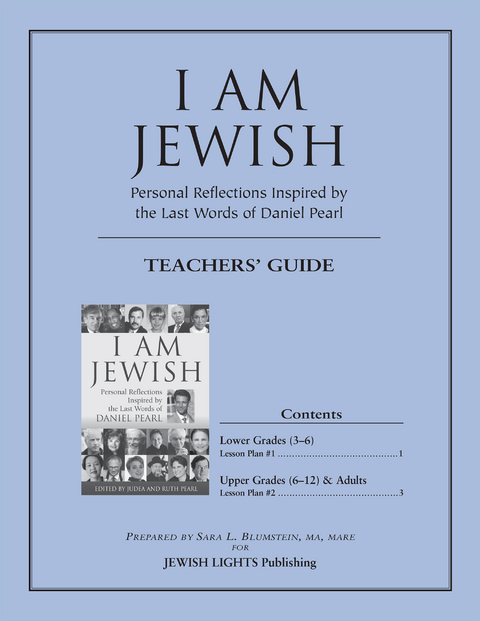 I Am Jewish Teacher's Guide -  Jewish Lights Publishing