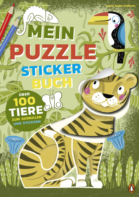Mein bunter Puzzle-Sticker-Spa&szlig; - Tiere - Isabel Gro&szlig;e Holtforth