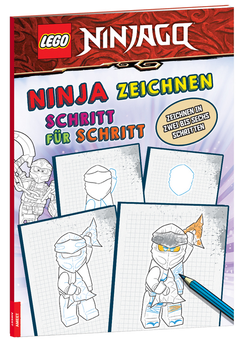 LEGO&reg; NINJAGO&reg; &ndash; Ninja zeichnen Schritt f&uuml;r Schritt