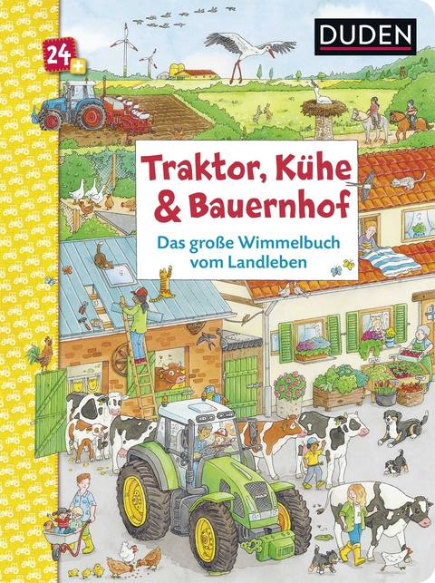 Traktor, K&uuml;he & Bauernhof: Das gro&szlig;e Wimmelbuch vom Landleben - Christina Braun