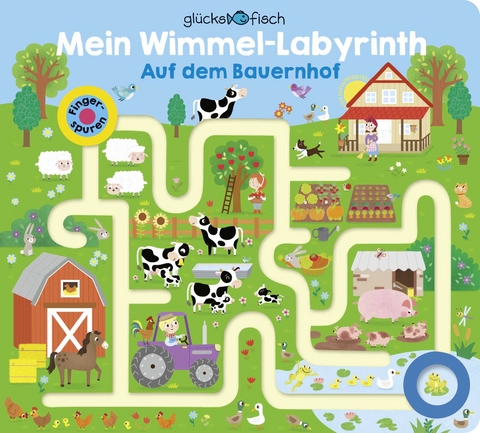 Gl&uuml;cksfisch: Mein Wimmel-Labyrinth: Auf dem Bauernhof