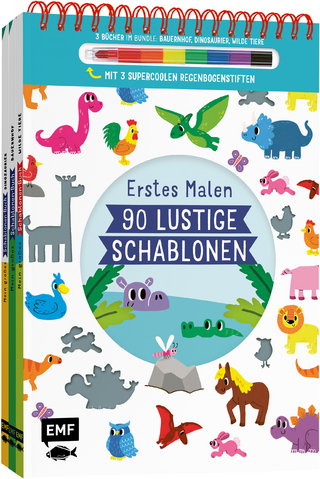 Erstes Malen – 90 lustige Schablonen (ab 3 Jahren)