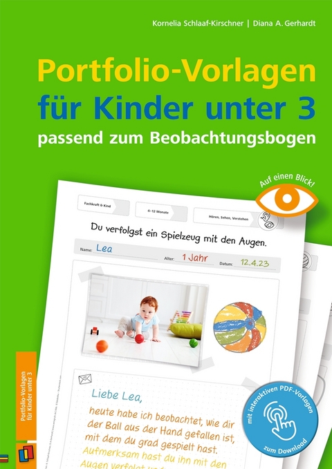 Portfolio-Vorlagen f&uuml;r Kinder unter 3 - passend zum Beobachtungsbogen - Kornelia Schlaaf-Kirschner, Diana A. Gerhardt