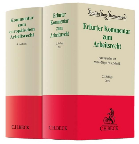 Erfurter Kommentar zum Arbeitsrecht und Kommentar zum europ&auml;ischen Arbeitsrecht
