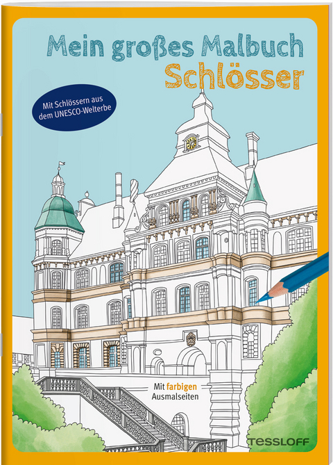 Mein gro&szlig;es Malbuch. Schl&ouml;sser - Bianca Linster