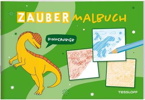 Zaubermalbuch. Dinosaurier