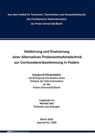 Validierung und Evaluierung einer Alternativen Probenentnahmetechnik zur Corticosteronbestimmung in Federn