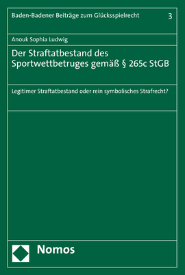 Der Straftatbestand des Sportwettbetruges gemäß § 265c StGB