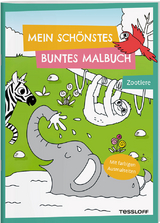 Mein sch&ouml;nstes buntes Malbuch. Zootiere