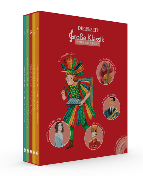 Gro&szlig;e Klassik kinderleicht. DIE ZEIT-Edition. (5er-Buchschuber) - 
