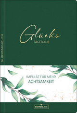 Gl&uuml;ckstagebuch Soft Touch Green, vegan - 