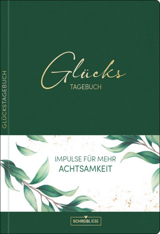 Glückstagebuch Soft Touch Green, vegan