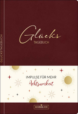 Gl&uuml;ckstagebuch Soft Touch Red, vegan - 