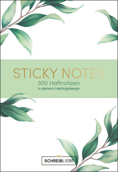 Sticky Notes Botanical, vegan - 
