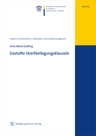 Gestufte Streitbeilegungsklauseln