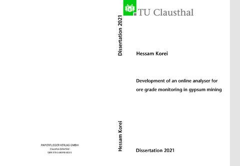 Development of an online analyser for ore grade monitoring in gypsum mining - Hessam Korei