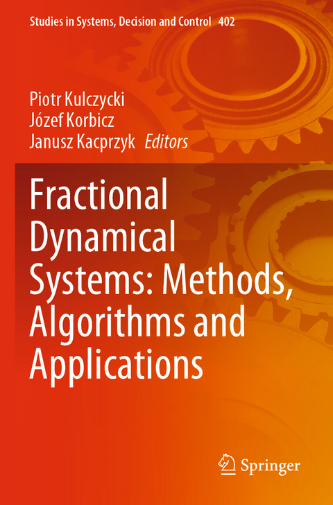 Fractional Dynamical Systems: Methods, Algorithms and Applications - 