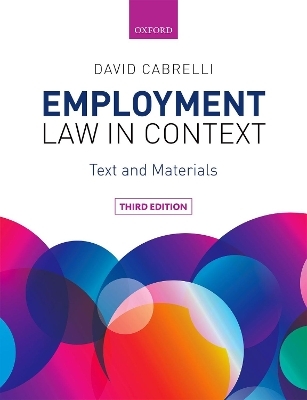 Employment Law in Context - David Cabrelli