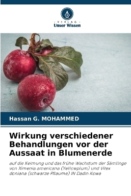 Wirkung verschiedener Behandlungen vor der Aussaat in Blumenerde