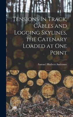 Tensions in Track, Cables and Logging Skylines, the Catenary Loaded at one Point - 