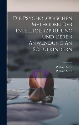 Die Psychologischen Methoden Der Intelligenzpr&uuml;fung Und Deren Anwendung An Schulkindern - William Stern