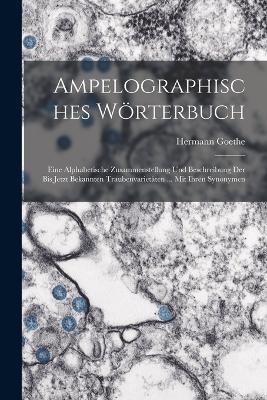 Ampelographisches Wörterbuch
