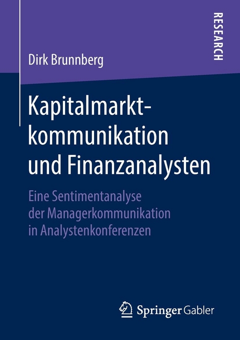 Kapitalmarktkommunikation und Finanzanalysten - Dirk Brunnberg