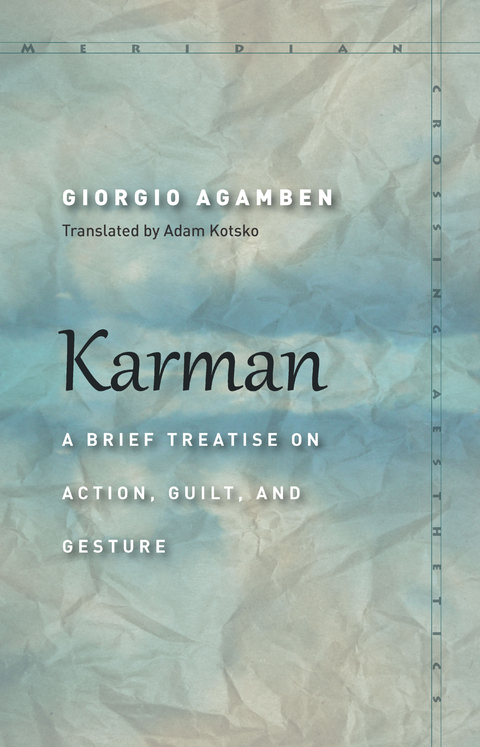 Karman -  Giorgio Agamben