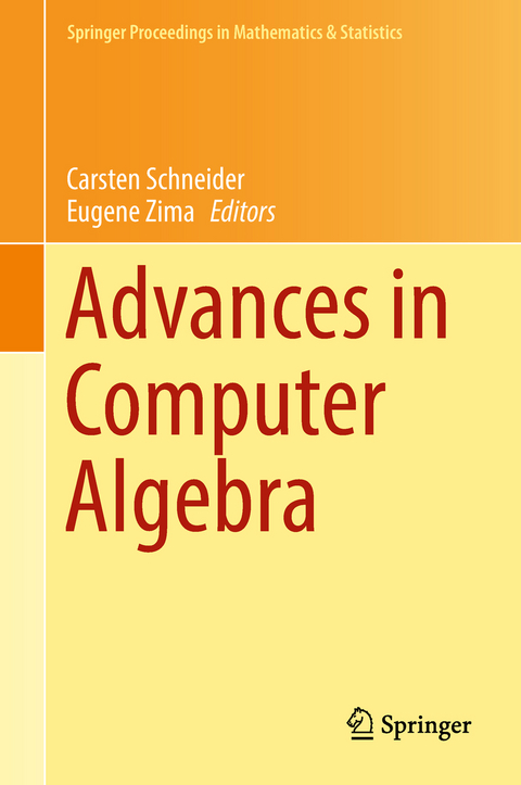 Advances in Computer Algebra - 