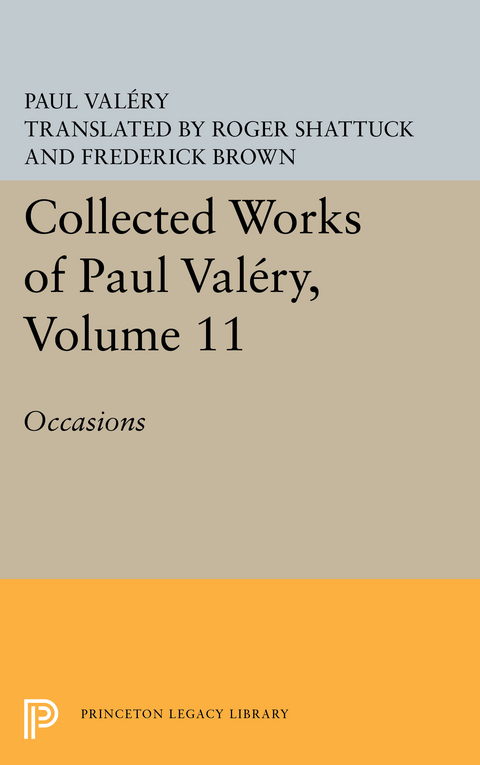 Collected Works of Paul Valery, Volume 11 - Paul Val&eacute;ry