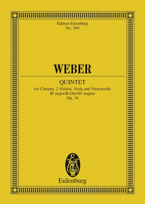 Quintet Bb major - Carl Maria von Weber