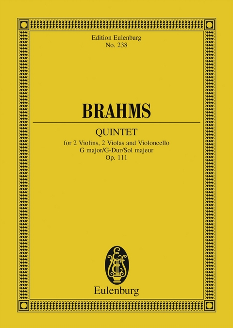 String Quintet G major - Johannes Brahms