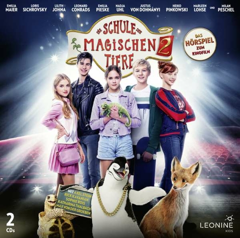 Die Schule der magischen Tiere 2 - Das H&ouml;rspiel zum Kinofilm, 2 Audio-CD