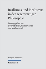 Realismus und Idealismus in der gegenwärtigen Philosophie - 