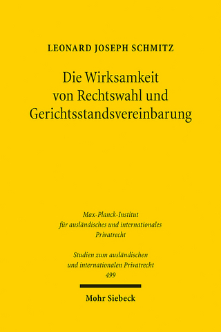 Die Wirksamkeit von Rechtswahl und Gerichtsstandsvereinbarung