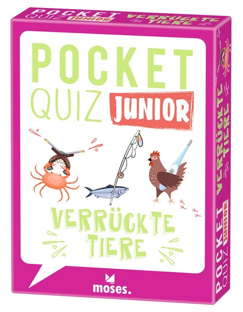 Pocket Quiz junior Verr&uuml;ckte Tiere - Anke K&uuml;pper