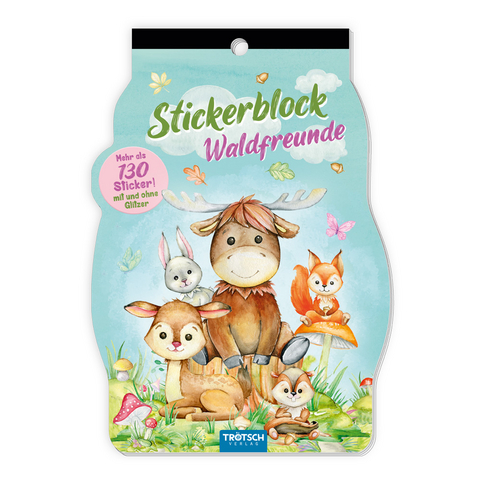 Tr&ouml;tsch Stickerblock Waldfreunde - 