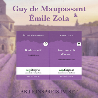 Guy de Maupassant & Émile Zola (Bücher + Audio-Online) - Lesemethode von Ilya Frank