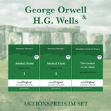 George Orwell & H.G. Wells (B&uuml;cher + Audio-Online) - Lesemethode von Ilya Frank - George Orwell, Herbert George Wells