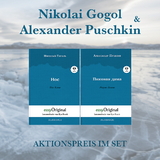 Nikolai Gogol & Alexander Puschkin (B&uuml;cher + Audio-Online) - Lesemethode von Ilya Frank - Nikolai Wassiljewitsch Gogol, Alexander Puschkin