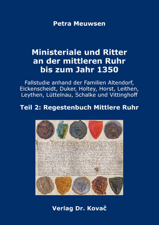Ministeriale und Ritter an der mittleren Ruhr bis zum Jahr 1350
