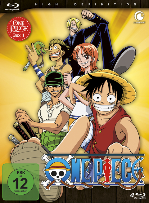 One Piece - TV-Serie - Box 1 (Episoden 1-30) [4 Blu-rays] - Hiroaki Miyamoto, Junji Shimizu, K&ocirc;nosuke Uda, Munehisa Sakai