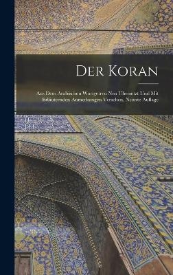 Der Koran -  Anonymous