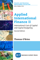 Applied International Finance II, Second Edition - Thomas J. O'Brien